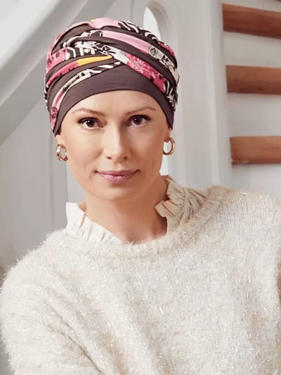 shanti turban w/print - christine headwear