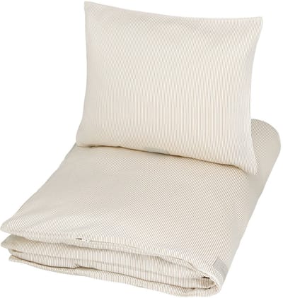 Cam Cam Classic Stripes Dekbedovertrek - 100 x 140 cm - Camel