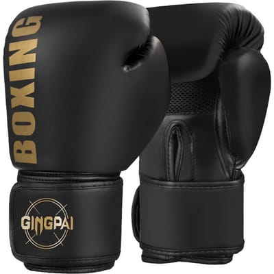 Kickboks Trainingshandschoenen PU Bokshandschoenen Bokszakhandschoenen voor Volwassenen Kinderen 12oz