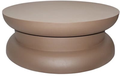Parma salontafel, Ø85, H30, Brown - Formaggio Collection