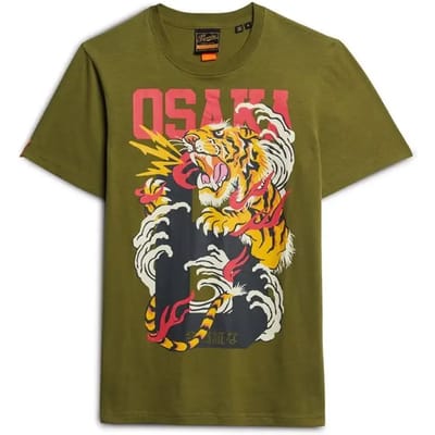 Superdry - Osaka 6 Narrative T-Shirt - Heren - T-shirts