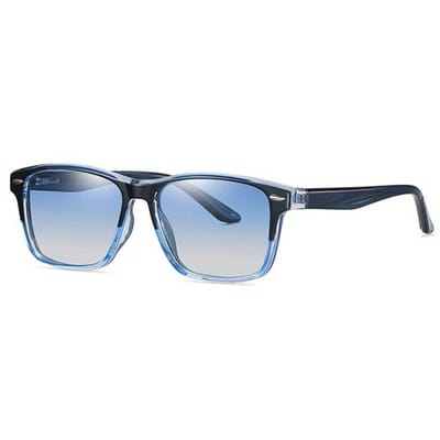 Nivard Zonnebril Voor Dames & Heren - Zonnenbrillen - Zonnenbril - Sun Glasses - Sunglasses - Techno Bril - Rave & Festival - Premium Quality - Blauw & Roze