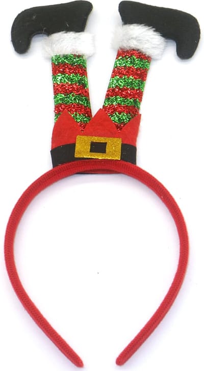 Haarband voor Kerst - Diadeem Kerstmis - Benen Kerstelf