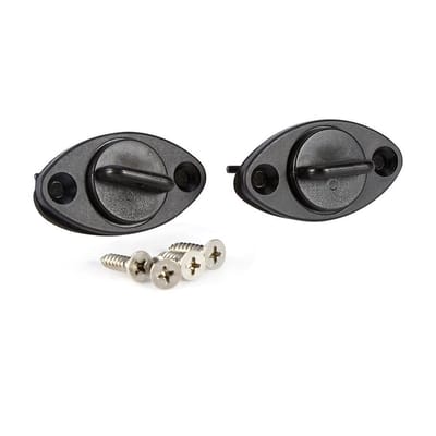 Dailygoods - Kayak Drain Plug Kit - Universele vervangingsaccessoires - Zwart - Stop waterinfiltratie - Voor kano, boot en dinghy - Inclusief schroeve