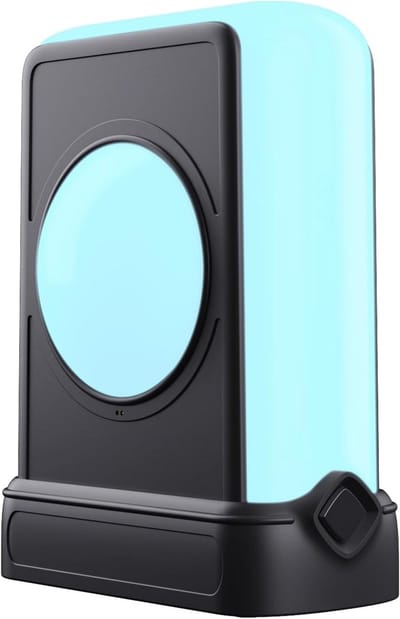 Kristallen Hoofdtelefoonstandaard 3-in-1 Multiport Dock met 10 Lichtmodi