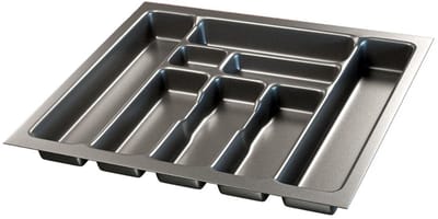 MRKK® Bestekbak 47 Diep - Lade Organizer - Besteklade - Zwart