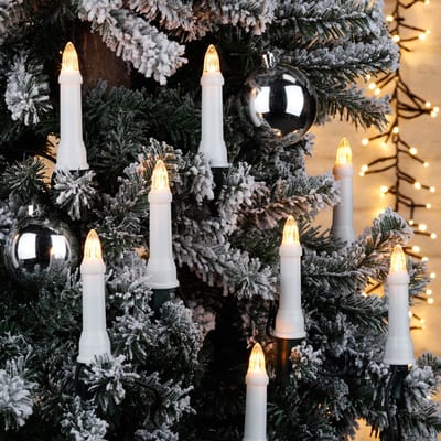 HI kaarsen verlichting - 30 LED kaarsen - 1310 cm - warm wit - kerstverlichting