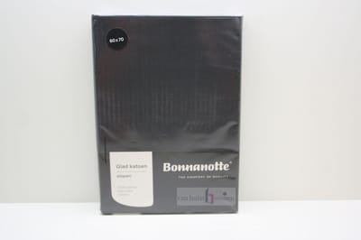 Bonnanotte Kussensloop Katoen - donkergrijs - 60x70