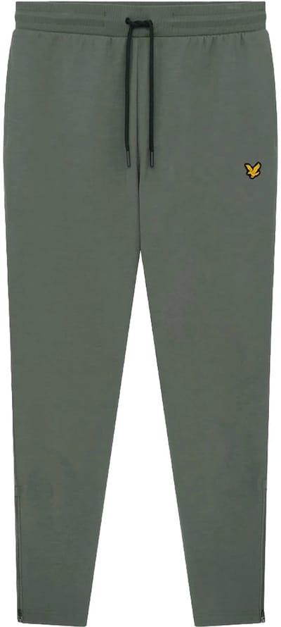 Lyle & scott fly fleece trainingsbroek in de kleur groen.