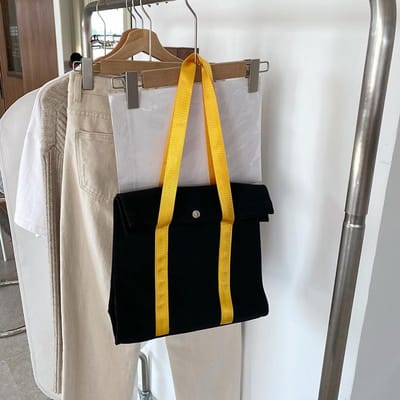 Ins Canvas Tas Bedrijf Cadeautas Canvas Tas Schoudertas Handtas black