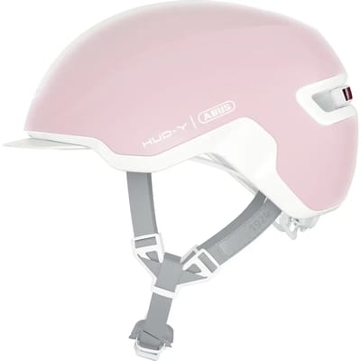 Fietshelm ABUS HUD-Y pure rose S - 51-55 cm - pink - Geschikt voor gebruik op elektrische fietsen - stadsfietsen - 280 g