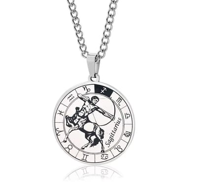 Actie4you® - Sterrenbeeld Ketting – Ketting met Hanger – Horoscoop Ketting – Stalen Ketting – Roestvrijstaal - Boogschutter
