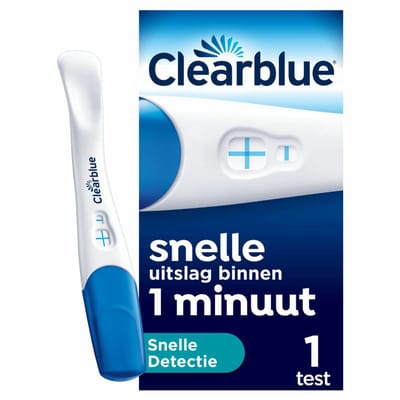 Clearblue - Zwangerschapstest Snelle Detectie - 2 x 1 stuk - Voordeelverpakking