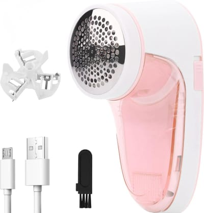 Elektrische pluizenverwijderaar - Ontpiller - Kleding ontpluizer - USB oplaadbaar - Roze