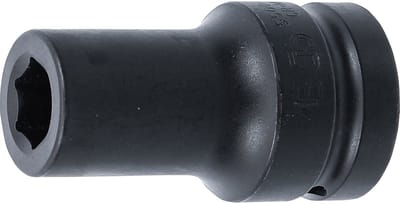 BGS Kracht-doppenwissel Moersleutel Zeskant diep Aandrijving Binnenvierkant 25 mm (1") SW 19 mm - 5500-19