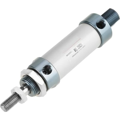 25mm Boring 25mm Slag Enkele Stang Mini Pneumatische Luchtcilinder Dubbelwerkend