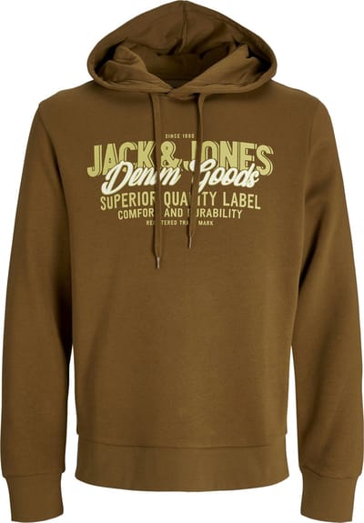 JACK&JONES - JJELOGO SWEAT HOOD 2 COL 25/26 NOOS - Heren - Sweaters