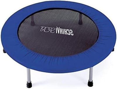 Fitness Trampoline - Springkussen Binnen - Aerobic Training - TUV GS Gecertificeerd - 98 cm Diameter - Zwart
