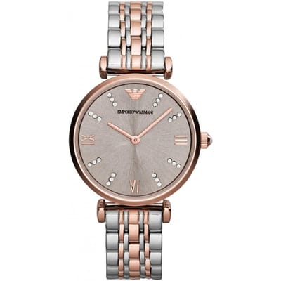 Emporio Armani Gianni T-bar Dames Horloge Multi AR1840