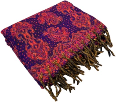 YogaStyles Meditatiedeken - 126 - Rood & Paars