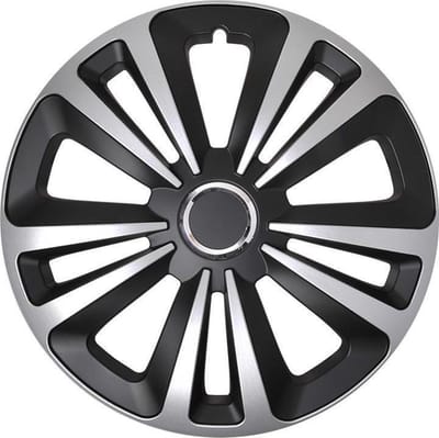 ProPlus - Wieldoppen - 4 - st - Terra - 14'' - zilverkleurig - en - zwart