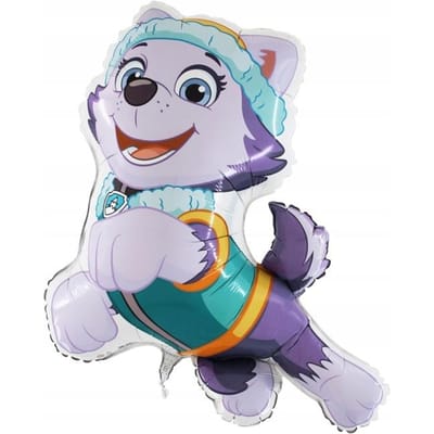 Everest - Paw Patrol Ballon XXL 86 cm - Verjaardag Versiering - Folieballon Ongevuld - Ballonnenboog Decoratie Feest - Party Slinger Jongen Meisje