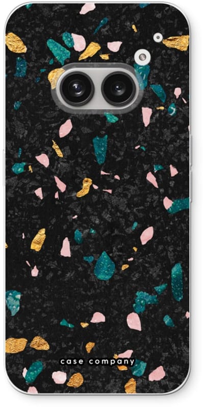 Case Company® - Hoesje geschikt voor Nothing Phone (2a) hoesje - Terrazzo N°10 - Soft Cover Telefoonhoesje - Bescherming aan alle Kanten en Schermrand