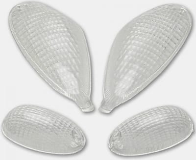 een knipperlichtdop voor piaggio 50 nrg scooter, helder, nieuw