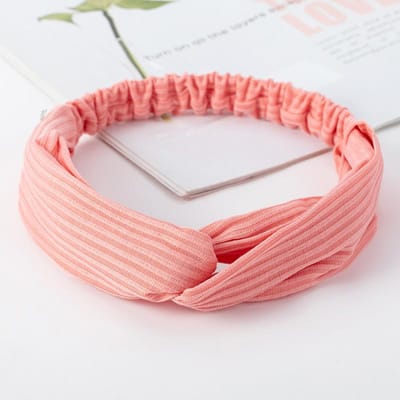 Bandes pour cheveux pour femmes torsadées nouées bandeaux pour femmes Boho extensibles bandeaux pour cheveux antidérapants pour filles croisées turban bandeau uni yoga entraînement vintage 1pcs