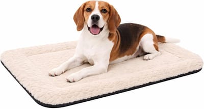 Hondenkussen – Hondenmand – Naya Rechthoekig Beige 85,5x51cm – comfortabel – perfecte pasvorm – zacht ligvlak