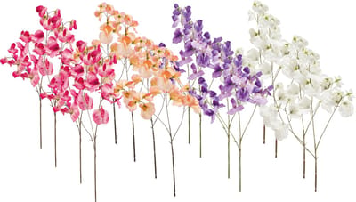 Emerald - Kunstbloem Pronkerwt 75cm - Set van 16 - Kunstplant voor binnen