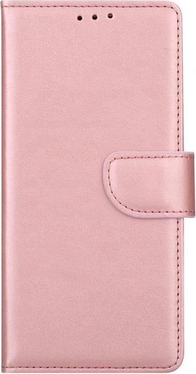 LuxeBass Telefoon Wallet Bookcase voor Samsung Galaxy A10 ? Portemonnee telefoonhoesje voor Bankpassen ? Hoesje voor Samsung Galaxy A10 ? Kunstleer ? Siliconen Houder ? Magnetische sluiten- Rose goud - bookcase - boekhoesje - book case - boek hoesje