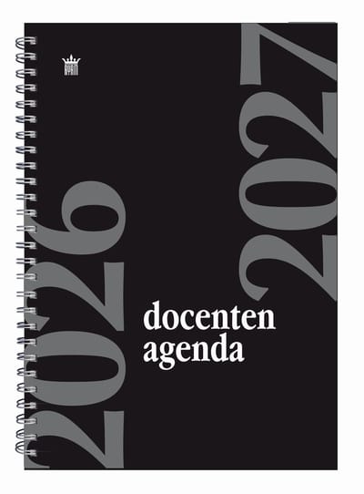 Ryam | Docenten Agenda | 2026/2027 | Spiraal | A4 | 12 mnd | Zwart |
