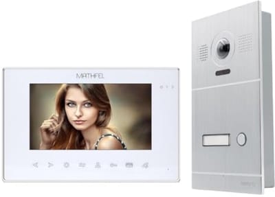 Deurintercom met Fisheye Camera en 7 Inch Monitor - 170 Graden Groothoek
