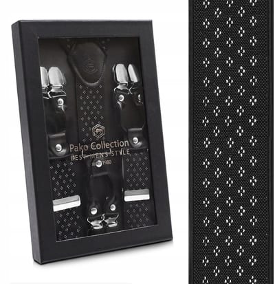Premium Heren Bretels - Verstelbaar, Elastisch, Inclusief Cadeaubox