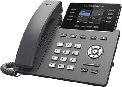 IP Telefoon - VoIP Telefoon Zakelijk Telefoon - Kantoor Communicatie - HD Audio - 8 lijnen - Zwart