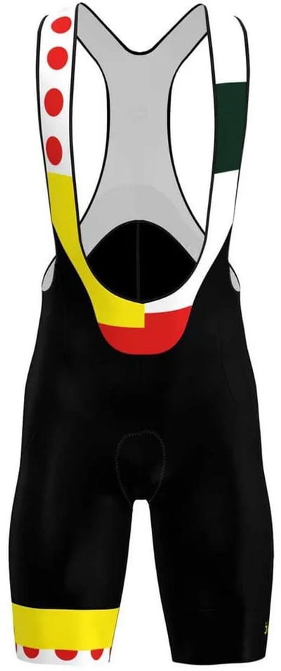 Santini Combo Tour De France Official General Leader Fietsbroek Geel S Man