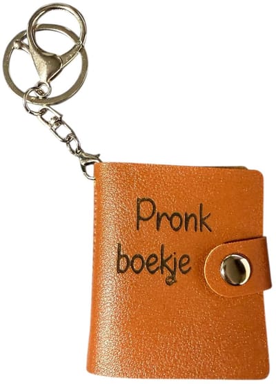 Pronk Boekje Sleutelhanger - Foto sleutelhanger - Fotosleutelhanger - Fotoboek - Fotoboek insteekalbum - Oma cadeau - Opa cadeau - Moederdag cadeautje - Moederdag cadeau - Opa en oma cadeau - Vaderdag cadeau - Papa cadeau - Mama cadeau - Kerstcadeau