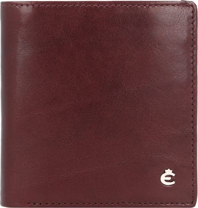 Esquire Toscana Portemonnee RFID-bescherming Leer 9 cm - Jongens - Staand formaat - coffee