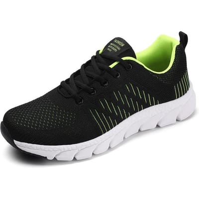 Chaussures de Sport pour Homme de Haute Qualité Été Mesh Respirant Chaussures Décontractées pour Homme Légères Fitness Chaussures pour Homme Course Chaussures pour Homme 39 black