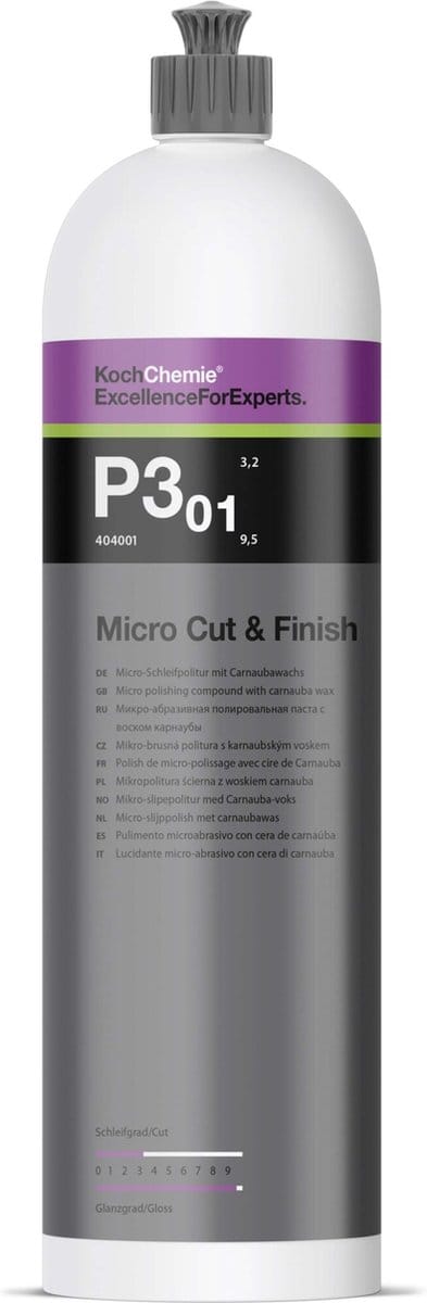 Koch Chemie P3.01 Micro Cut & Finish | Met Carnauba - 1000 ml