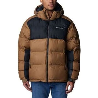 Mannen Down Jacket Pike Lake Ii Hooded Jacket Delta / zwart