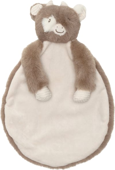 Happy Horse Koe Casey Knuffeldoek 26 cm - Bruin - Baby cadeau