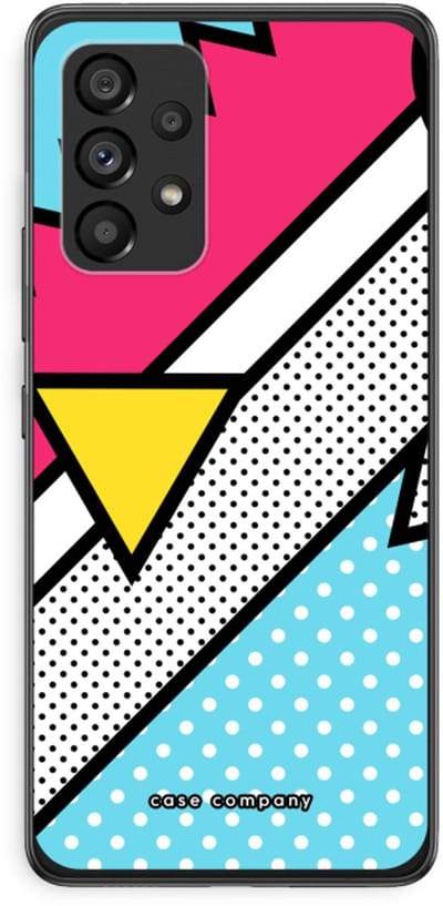 Case Company® - Hoesje geschikt voor Samsung Galaxy A53 5G hoesje - Pop Art #3 - Soft Cover Telefoonhoesje - Bescherming aan alle Kanten en Schermrand