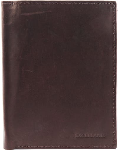 Excellanc heren portemonnee leer Billfold Bruin