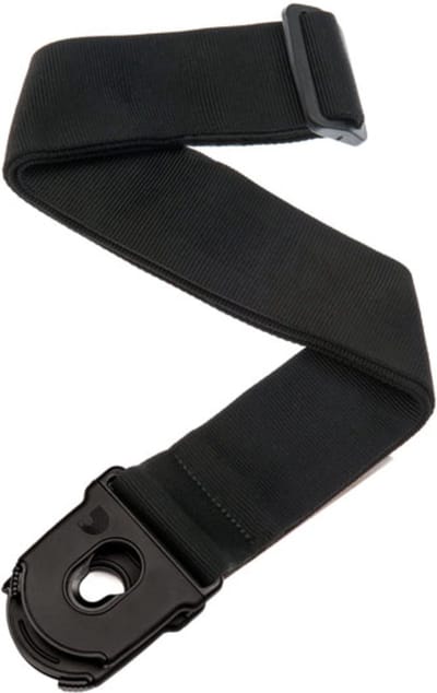 D'Addario 50PLA05 Planet Lock Gitaarband Zwart