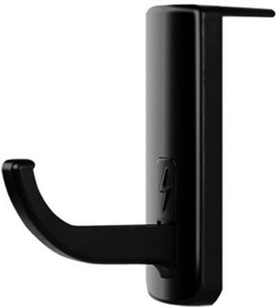 Finnacle - Houder voor koptelefoon - Hoofdtelefoon houder - Koptelefoon aan monitor bevestigen - Headset houder - Zwart