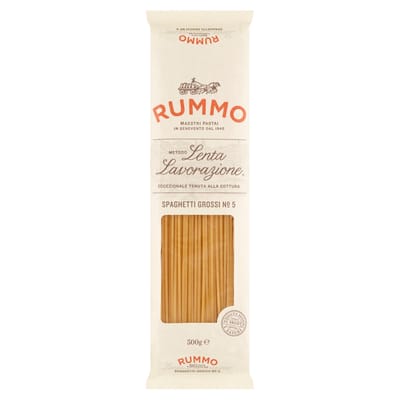 Rummo nee. 5 durum tarwe spaghetti pasta 500g Italiaans