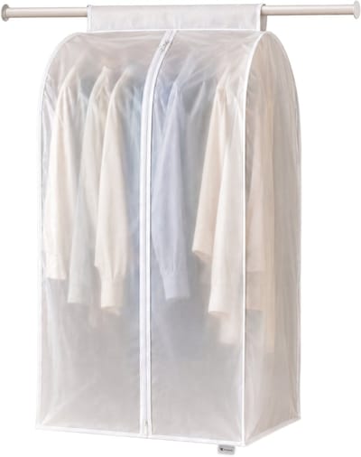 Kledinghoes XXL - Wit - 90 cm x 50 cm x 60 cm - Kledinghoezen - Kleding Beschermhoes - Kledingtas