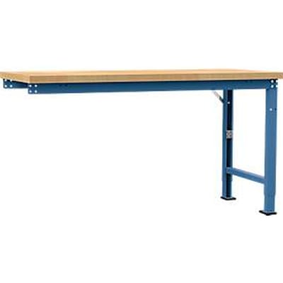 Manuflex aanbouw-werkbank Profi speciaal, tafelblad multiplex, 1750 x 700 mm, briljantblauw